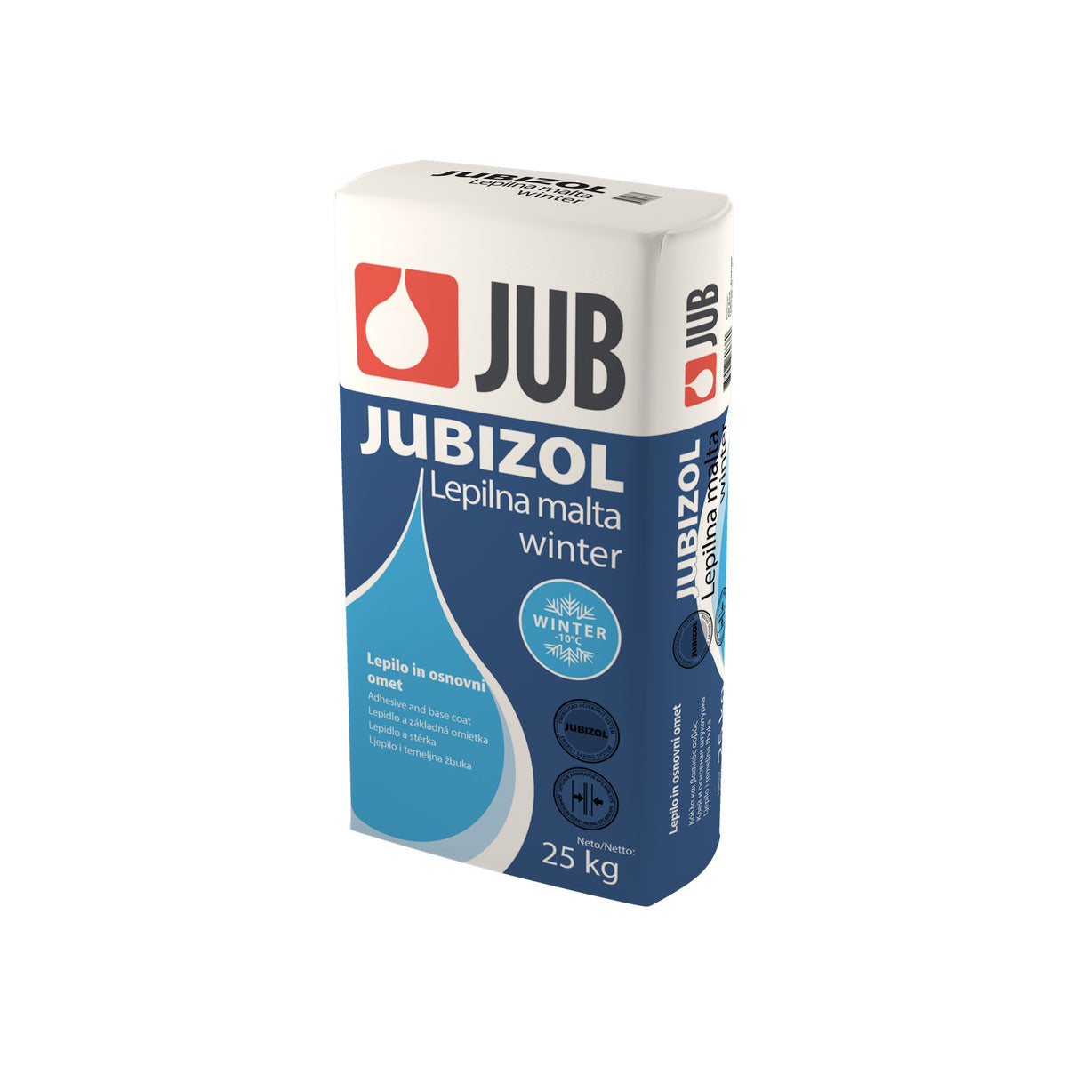 JUB JUBIZOL Lepiaca malta winter lepidlo a základná omietka na polystyrén a minerálnu vatu 25 kg