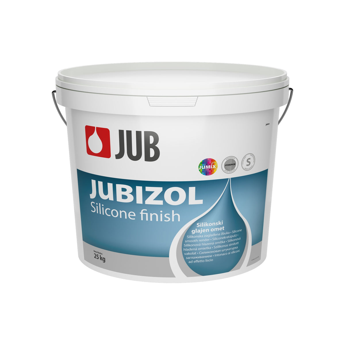 JUB JUBIZOL Silicone finish S silikónová hladená fasádna omietka 25 kg