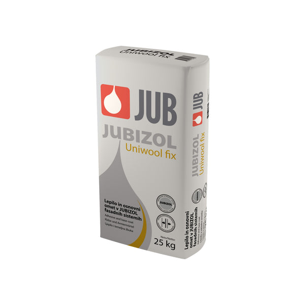 JUB JUBIZOL Uniwool fix lepidlo a základná omietka na polystyrén a minerálnu vlnu 25 kg