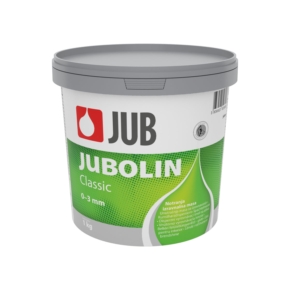 JUB JUBOLIN Classic vnútorný vyrovnávací tmel na stenu a strop 1 kg