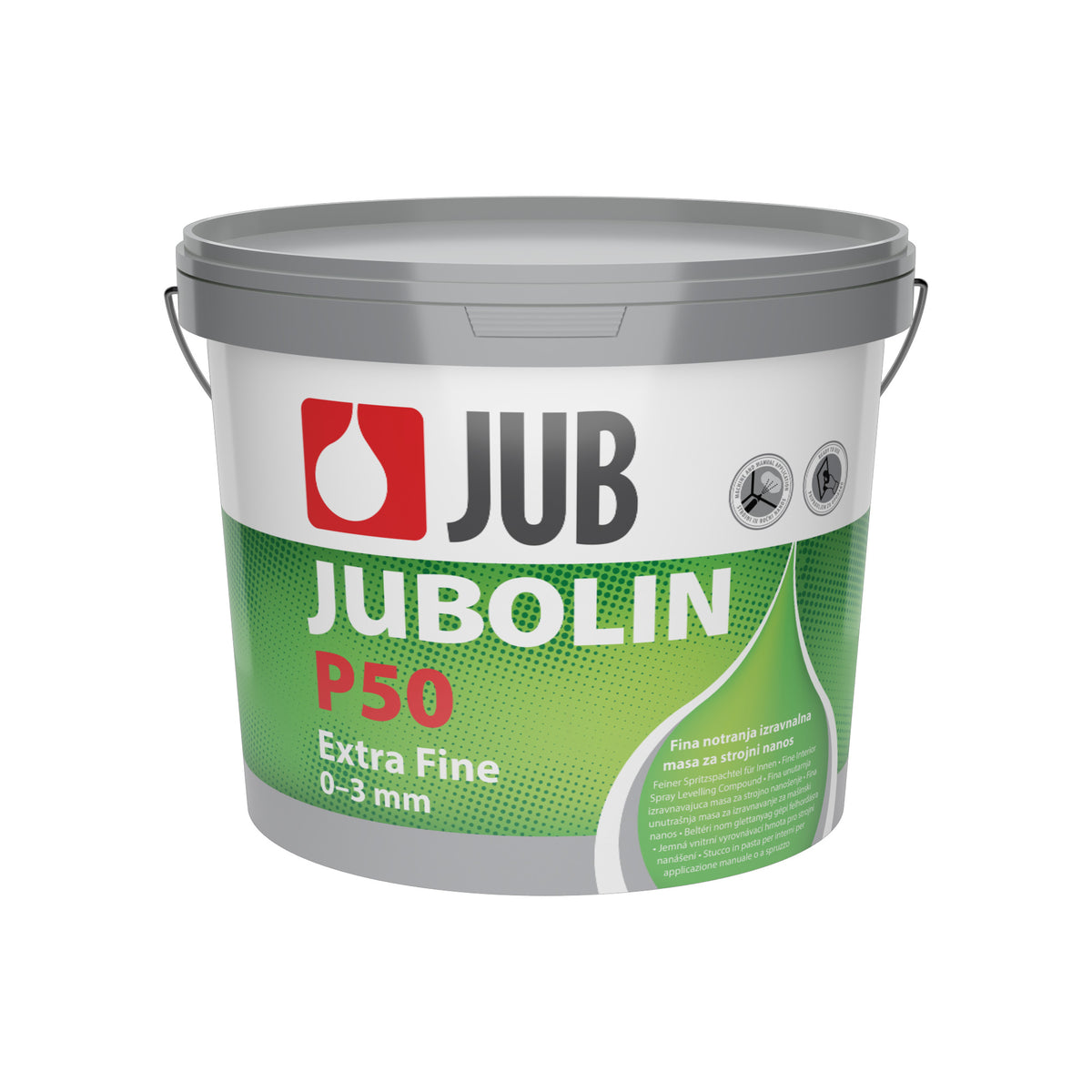 JUB JUBOLIN P50 Extra Fine biely disperzný extra jemný stierkový tmel na stenu 25 kg