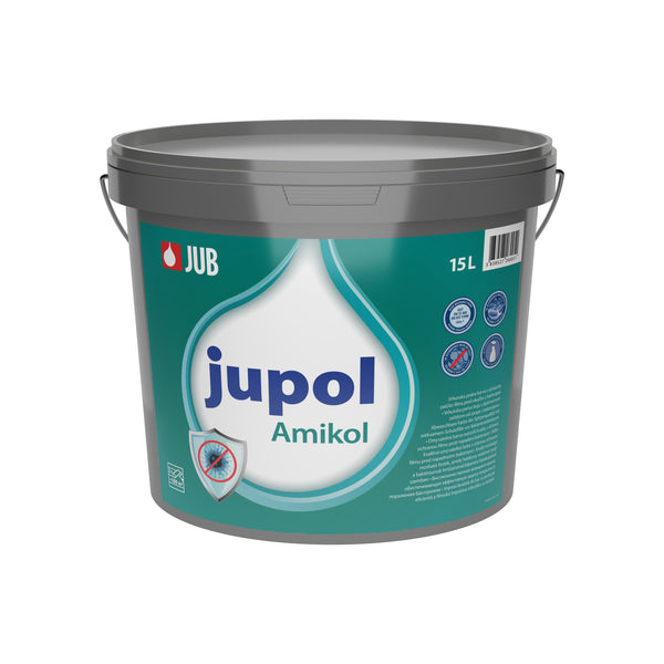 JUB JUPOL Amikol biela interiérová protiplesňová farba proti baktériám 15 l