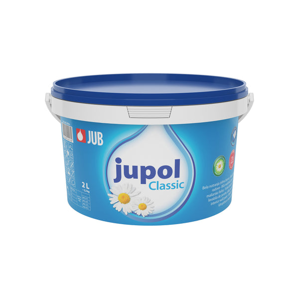 JUB JUPOL Classic biela interiérová maliarska farba na stenu 2 l
