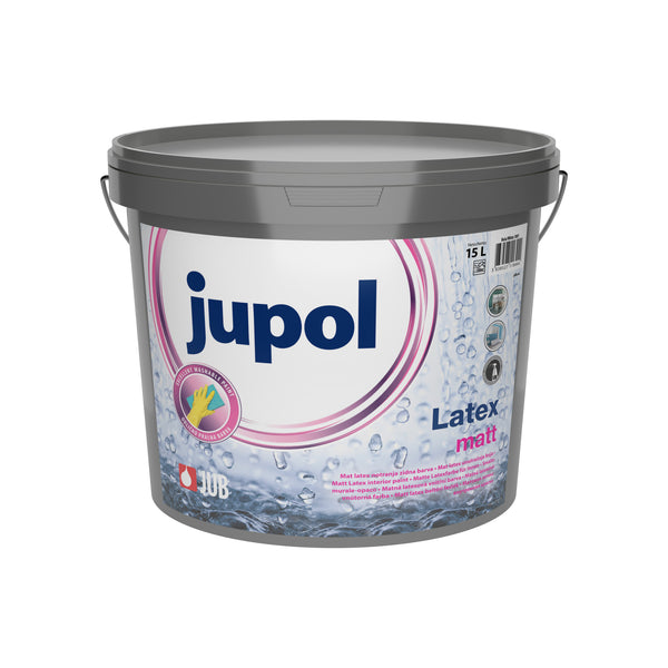 JUB JUPOL Latex matt vnútorná umývateľná maliarska farba 15 l