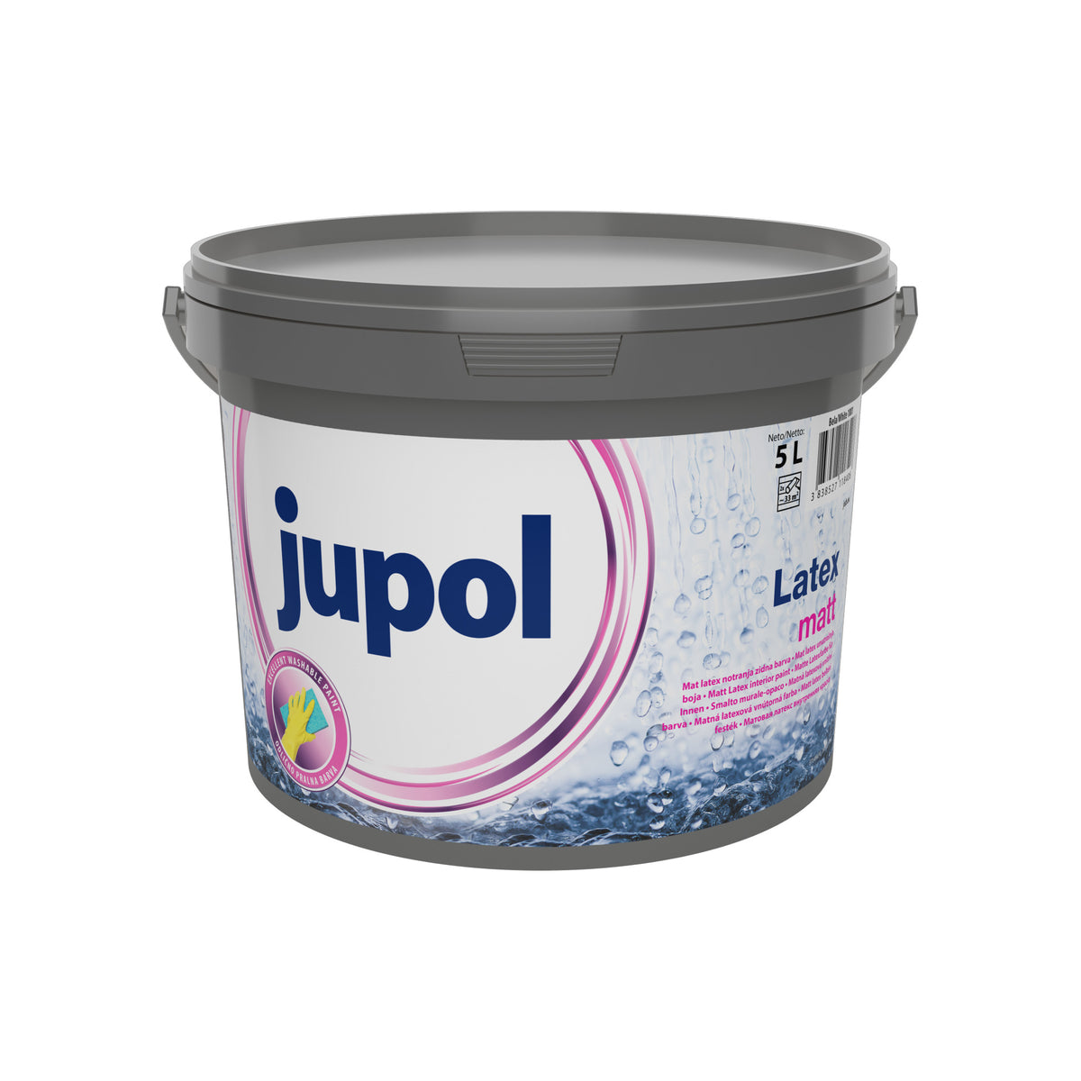 JUB JUPOL Latex matt vnútorná umývateľná maliarska farba 2 l