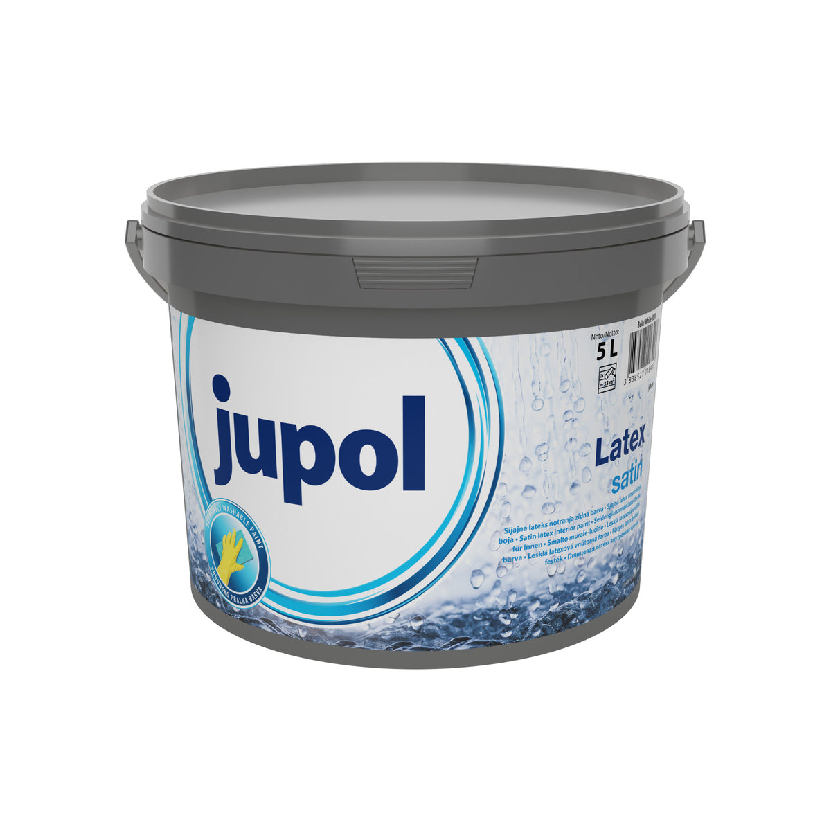 JUB JUPOL Latex satin umývateľná vnútorná maliarska farba 2 l