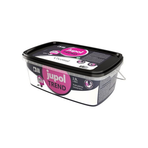 JUB JUPOL Trend vinylová interiérová farba na stenu s vysokou krycou schopnosťou 400 - Coconut 2,5 l