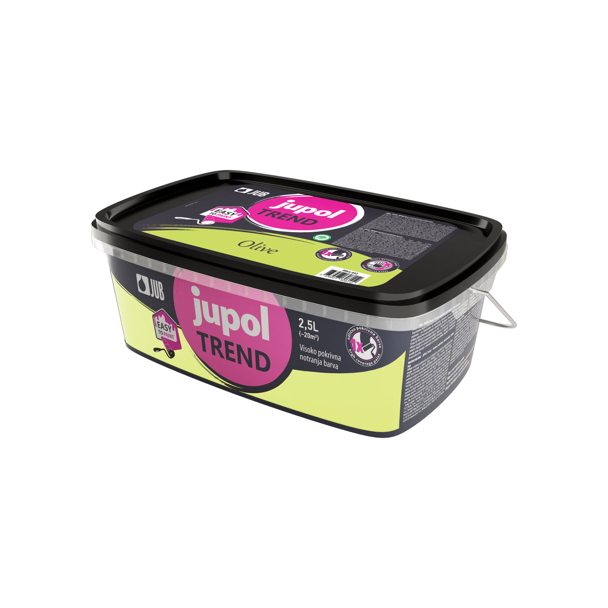 JUB JUPOL Trend vinylová interiérová farba na stenu s vysokou krycou schopnosťou 430 - Lavanda 2,5 l