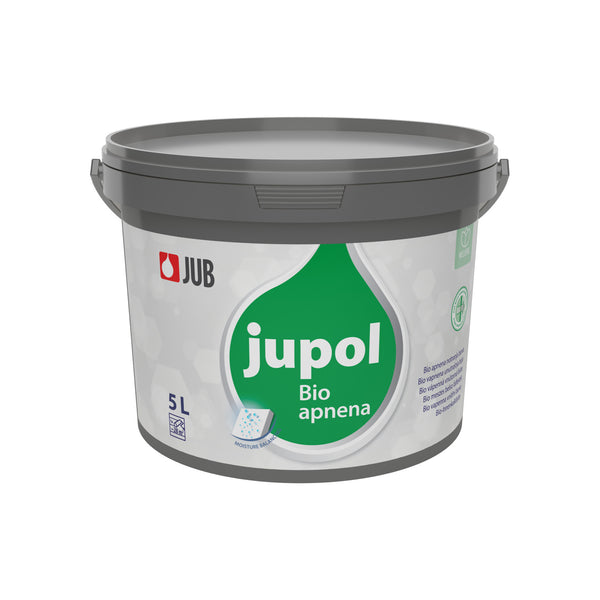 JUB JUPOL biela vápenná interiérová farba na stenu 5 l
