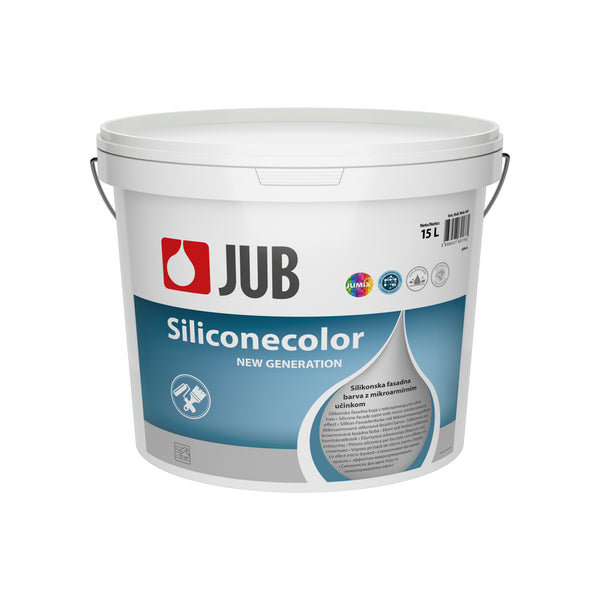 JUB SILICONECOLOR silikónová mikroarmovaná fasádna farba 15 l