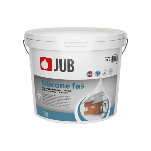 JUB Silicone fas biela mikroarmovaná silikónová fasádna farba 15 l