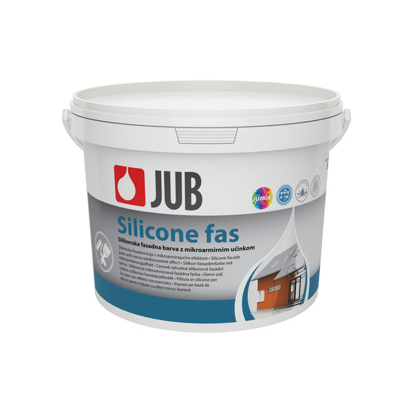 JUB Silicone fas biela mikroarmovaná silikónová fasádna farba 5 l