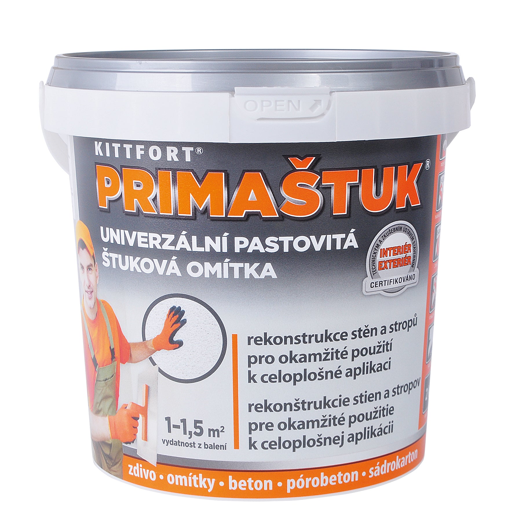 KITTFORT PRIMAŠTUK® Univerzálna štuková omietka