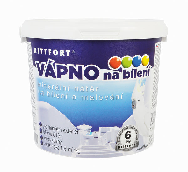 KITTFORT VÁPNO hasené na maľovanie a bielenie