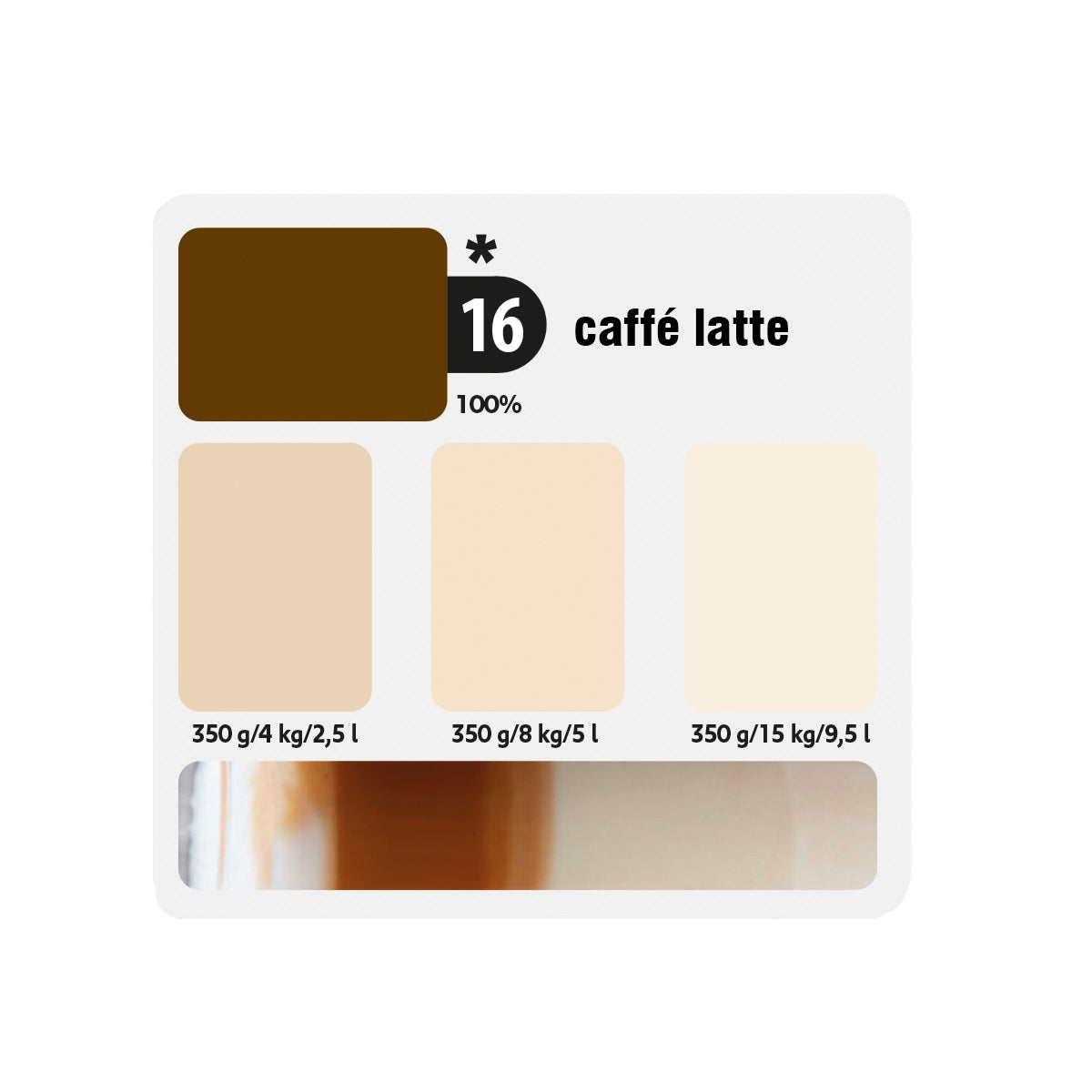 KITTFORT COLORLINE tónovacia a maliarska farba 2v1 - 15 - Cappuccino