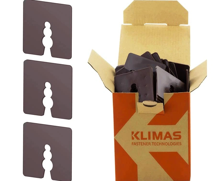 KLIMAS Wkret-met Dištančné podložky 50x50mm - PVC 2 mm