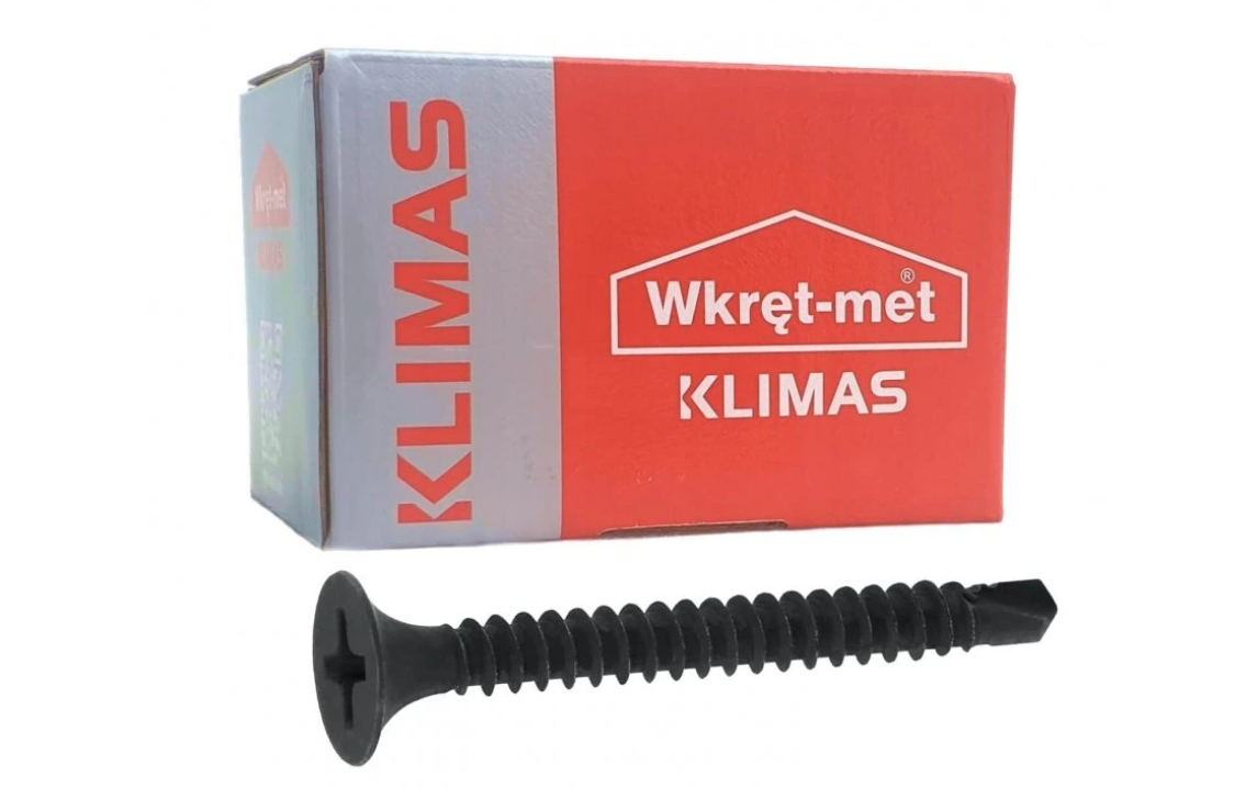 KLIMAS Wkret-met KSSG PH-2 fosfátová samorezná skrutka typu sadrokartón - kov