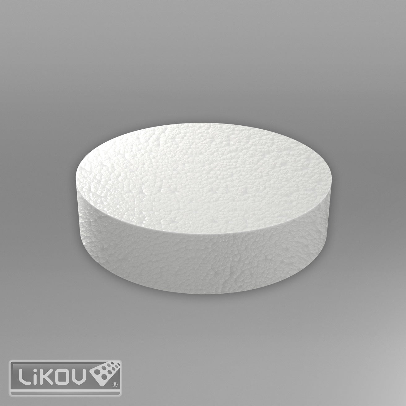 LIKOV polystyrénová zátka Ø65 mm hladká biela