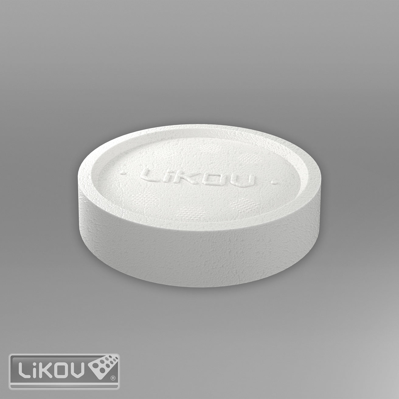 LIKOV polystyrénová zátka Ø65 mm s prelisom biela
