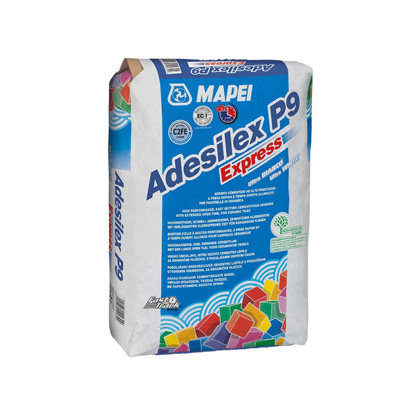 MAPEI Adesilex P9 Express rýchlotvrdnúce cementové lepidlo na dlažbu a obklad 25 kg
