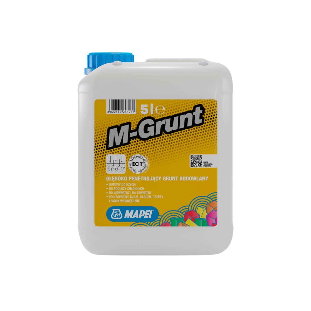 MAPEI M-Grunt hĺbkový penetračný náter 5 l