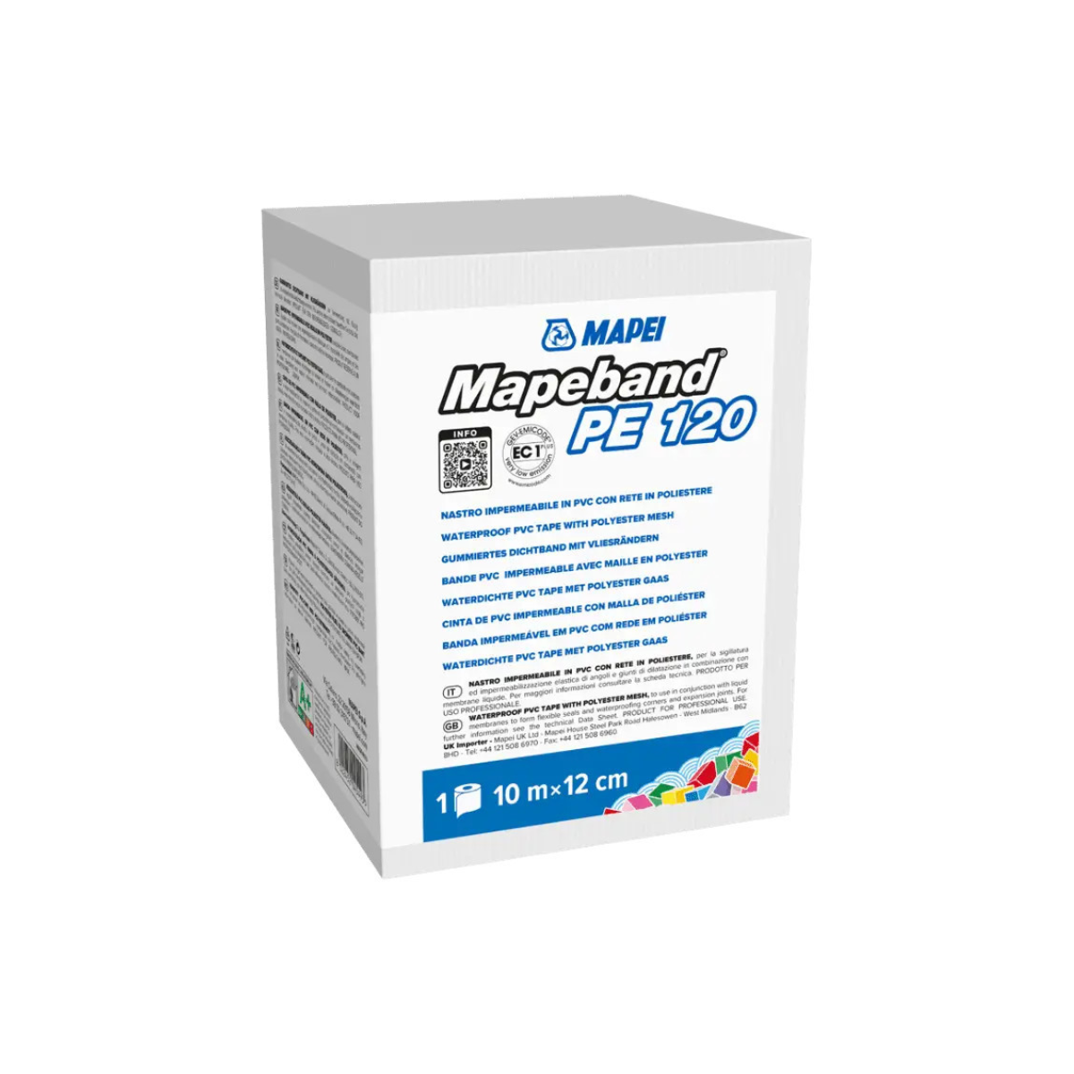 MAPEI Mapeband PE 120 hydroizolačná páska aplikácia