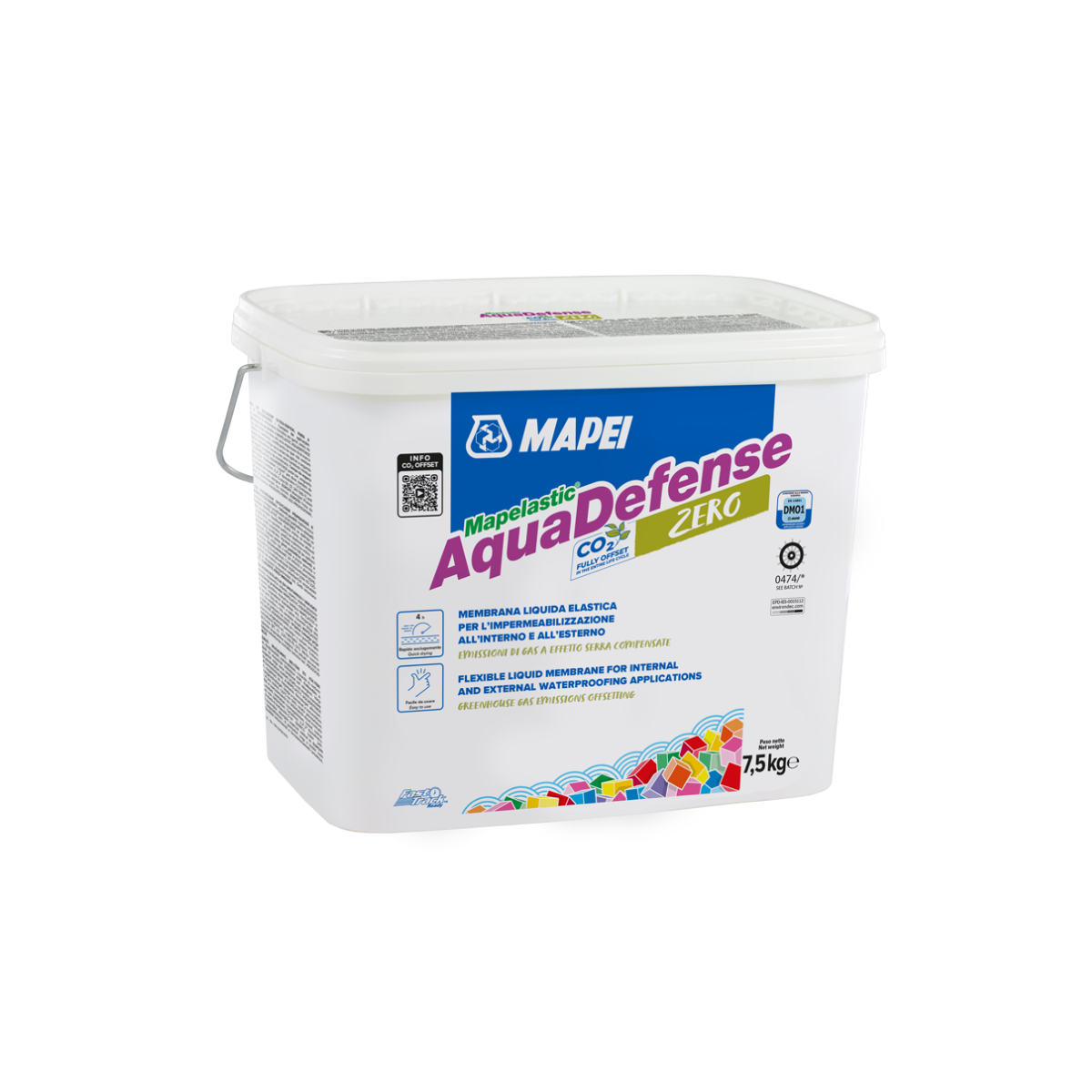 MAPEI Mapelastic AquaDefense Zero jednozložková tekutá hydroizolácia 7,5 kg