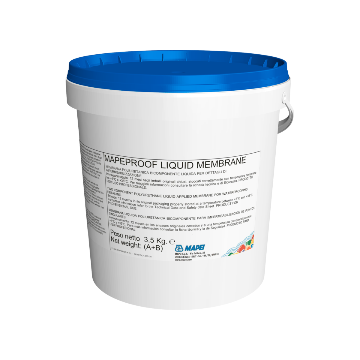 MAPEI Mapeproof Liquid Membrane dvojzložková tekutá hydroizolácia 3,5 kg