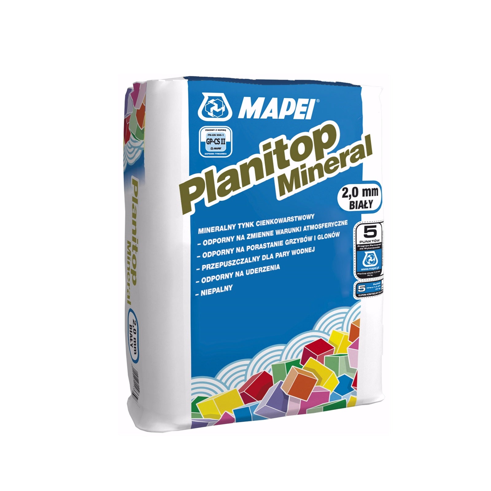MAPEI Planitop Mineral 2,0 mm minerálna tenkovrstvová omietka 25 kg
