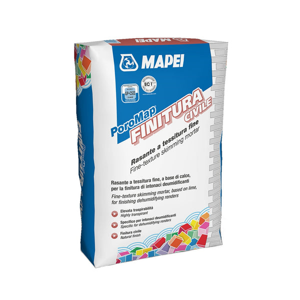 MAPEI Poromap Finitura Civile vyrovnávacia malta na úpravu omietok 25 kg