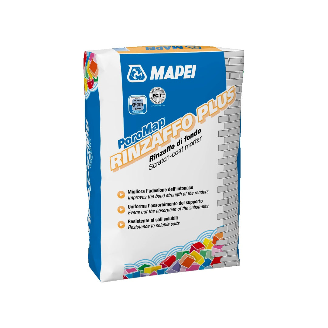 MAPEI Poromap Rinzaffo Plus paropriepustná malta na vlhké murivo 25 kg