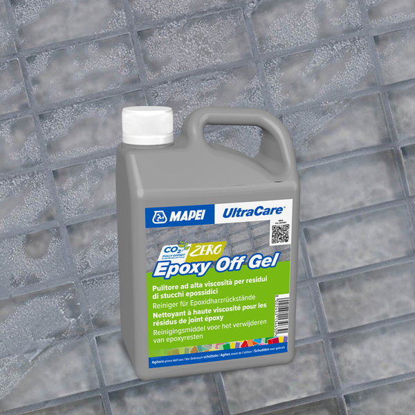 MAPEI UltraCare Epoxy Off Gel čistiaci prostriedok na odstránenie zvyškov epoxidu aplikácia
