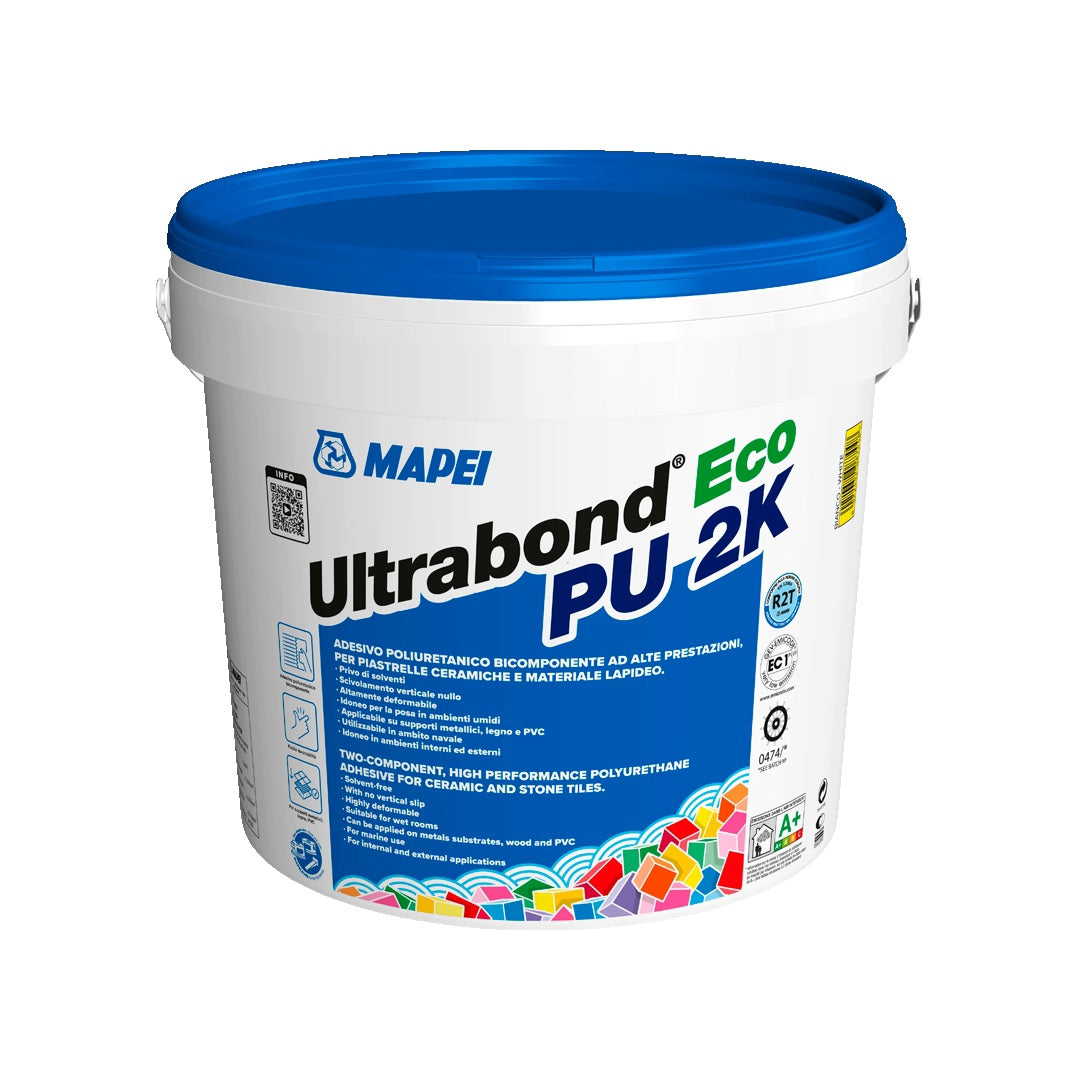 MAPEI Ultrabond Eco PU 2K dvojzložkové polyuretánové lepidlo na steny a podlahy