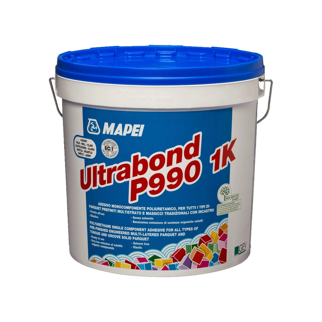 MAPEI Ultrabond P990 1K jednozložkové polyuretánové lepidlo na drevené podlahy