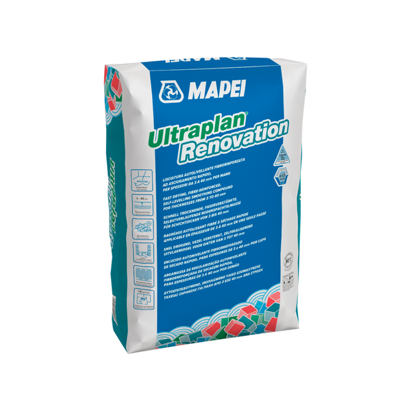 MAPEI Ultraplan Renovation samonivelizačná cementová malta na vyrovnanie podláh