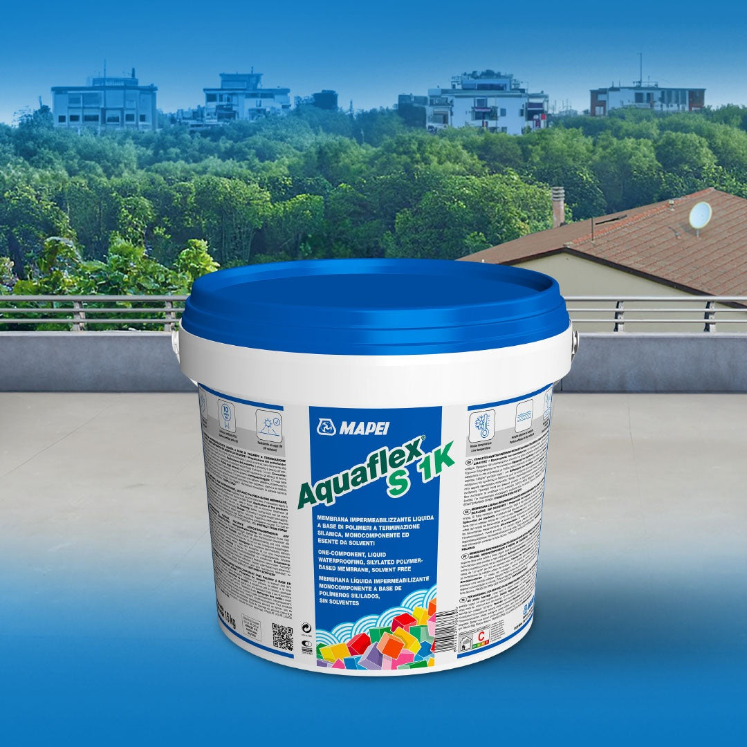 MAPEI Aquaflex S 1K jednozložková hydroizolácia pod dlažbu a obklad aplikačný obrázok