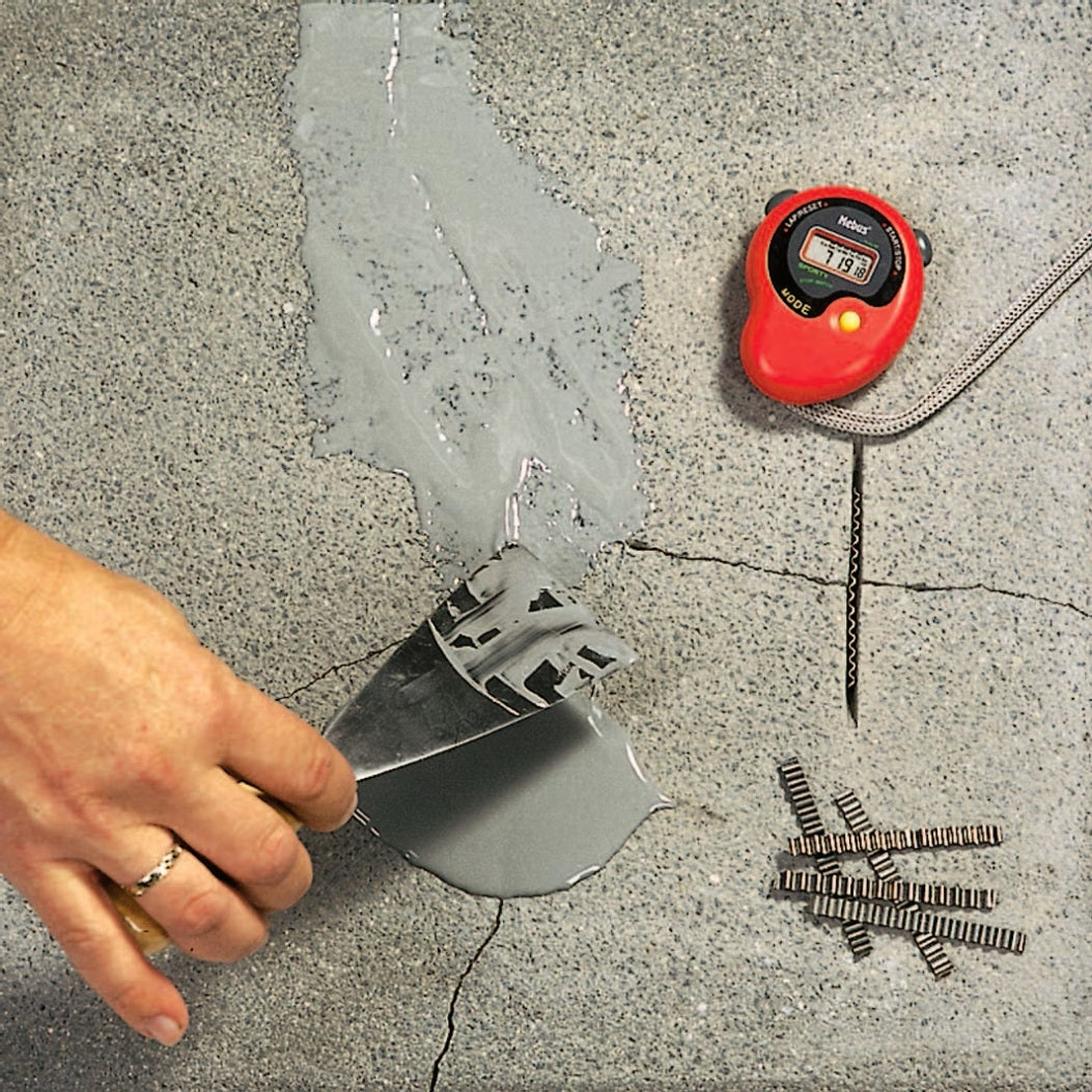 MAPEI Eporip Turbo A + B dvojzložková polyesterová živica na utesnenie trhlín aplikácia