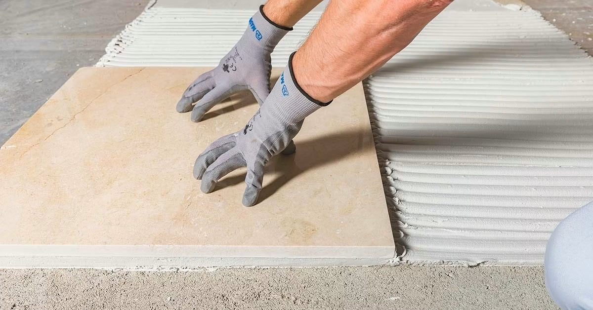 MAPEI Keraquick Maxi S1 rýchlotvrdnúce lepidlo na dlažbu a obklady aplikácia