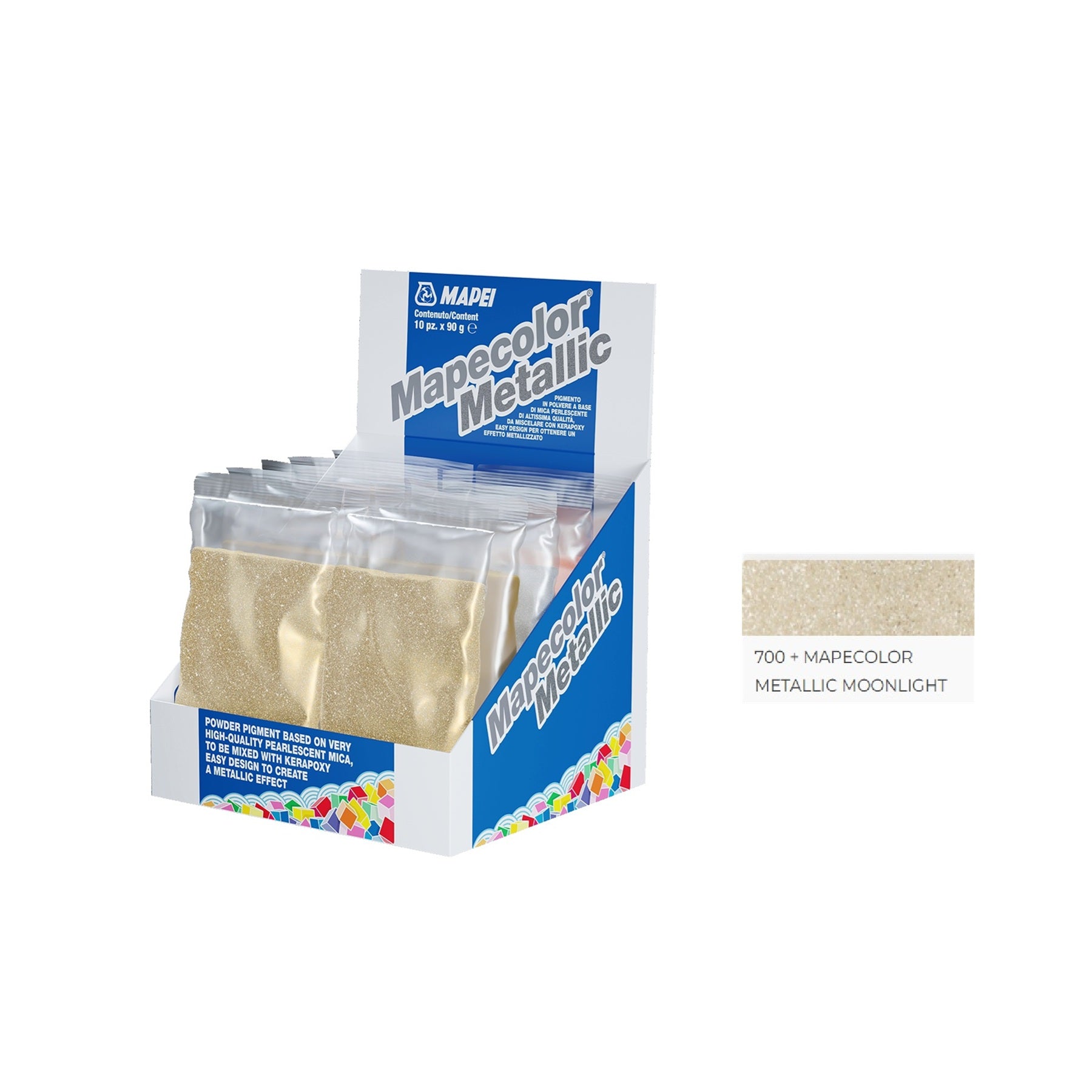 MAPEI Mapecolor Metallic odtieň Moonlight