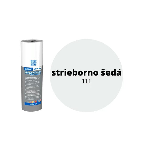 MAPEI UltraCare Fuga Fresca náterová farba na obnovenie škár pre obklady a dlažby aplikácia 110 manhattan