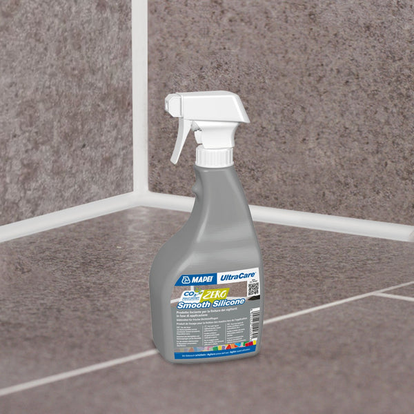 MAPEI Ultracare Smooth Silicone Spray na ochranu povrchov aplikácia