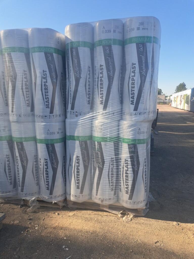 MASTERPLAST MASTERWOOL GLASS UR039 λ 0,039 izolačný pás tepelná izolácia_plagát