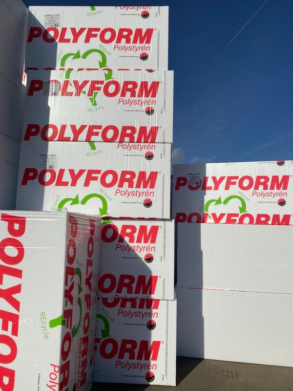 POLYFORM EPS 150 ʎ 0,034 strešný a podlahový polystyrén biely 1000x500mm (balenie)