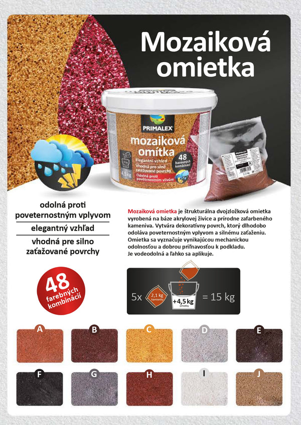PRIMALEX Mozaiková omietka dekoratívna_plagát