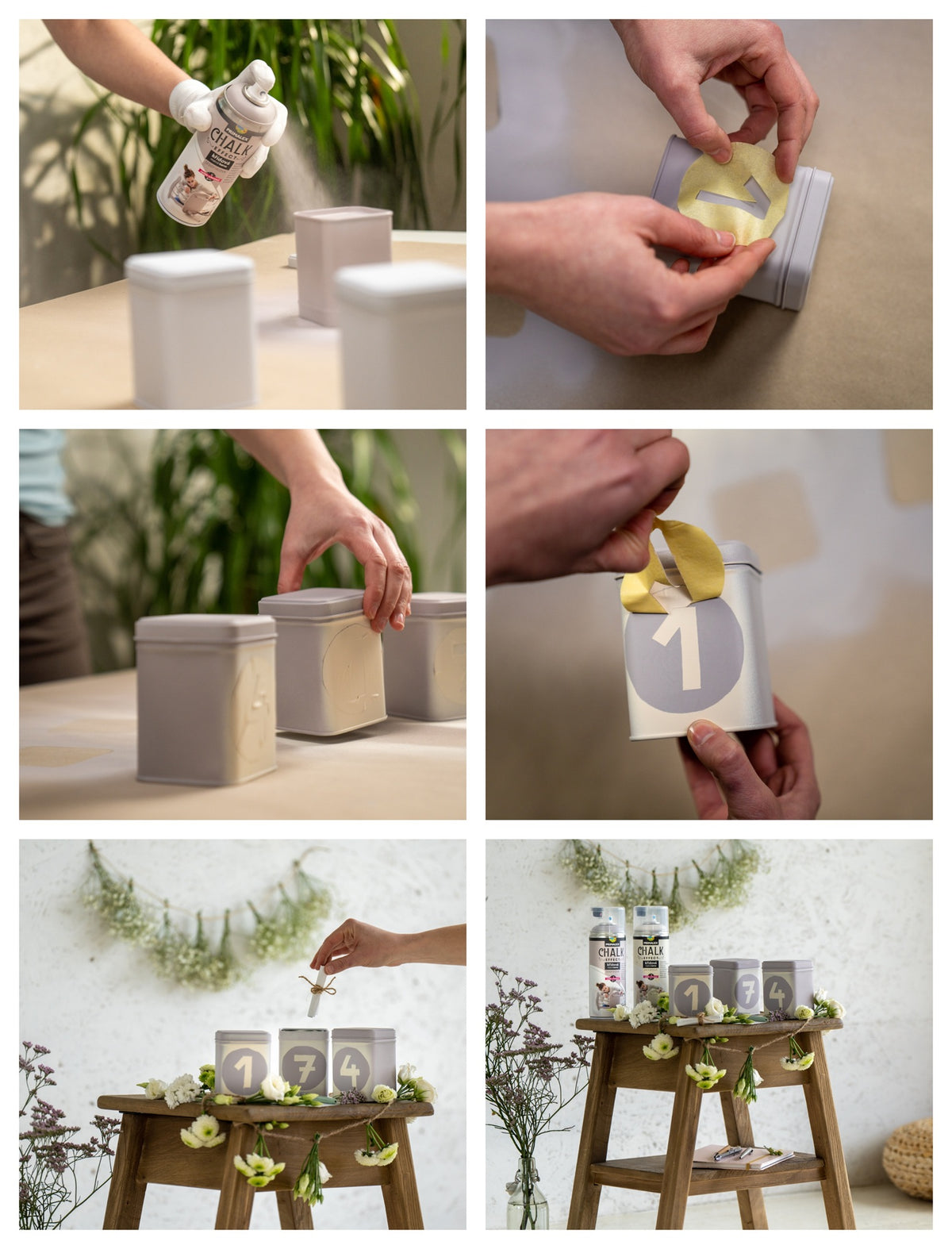 PRIMALEX CHALK EFFECT – DIY taburetka/stolík z pneumatiky s nastriekanou doskou