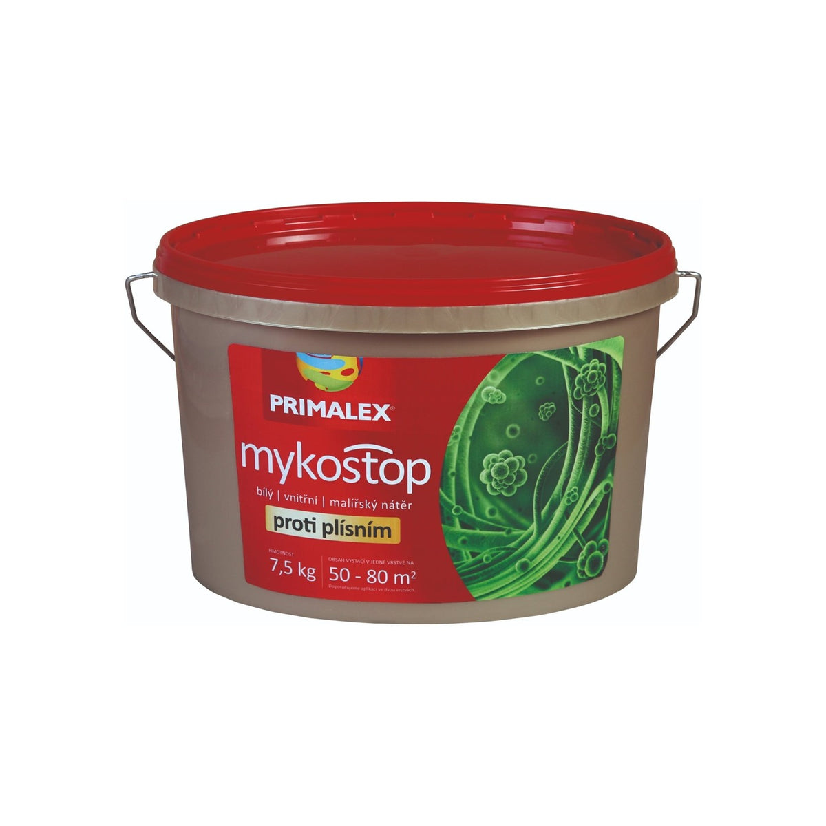 PRIMALEX mykostop biela farba na stenu proti plesni 7,5 kg