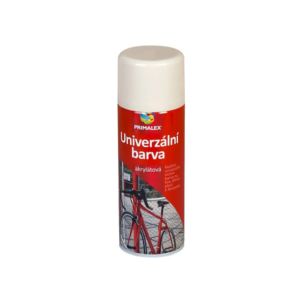 PRIMALEX Rýchloschnúca univerzálna akrylátová farba v spreji 400 ml RAL1015 Slonova kost svetla