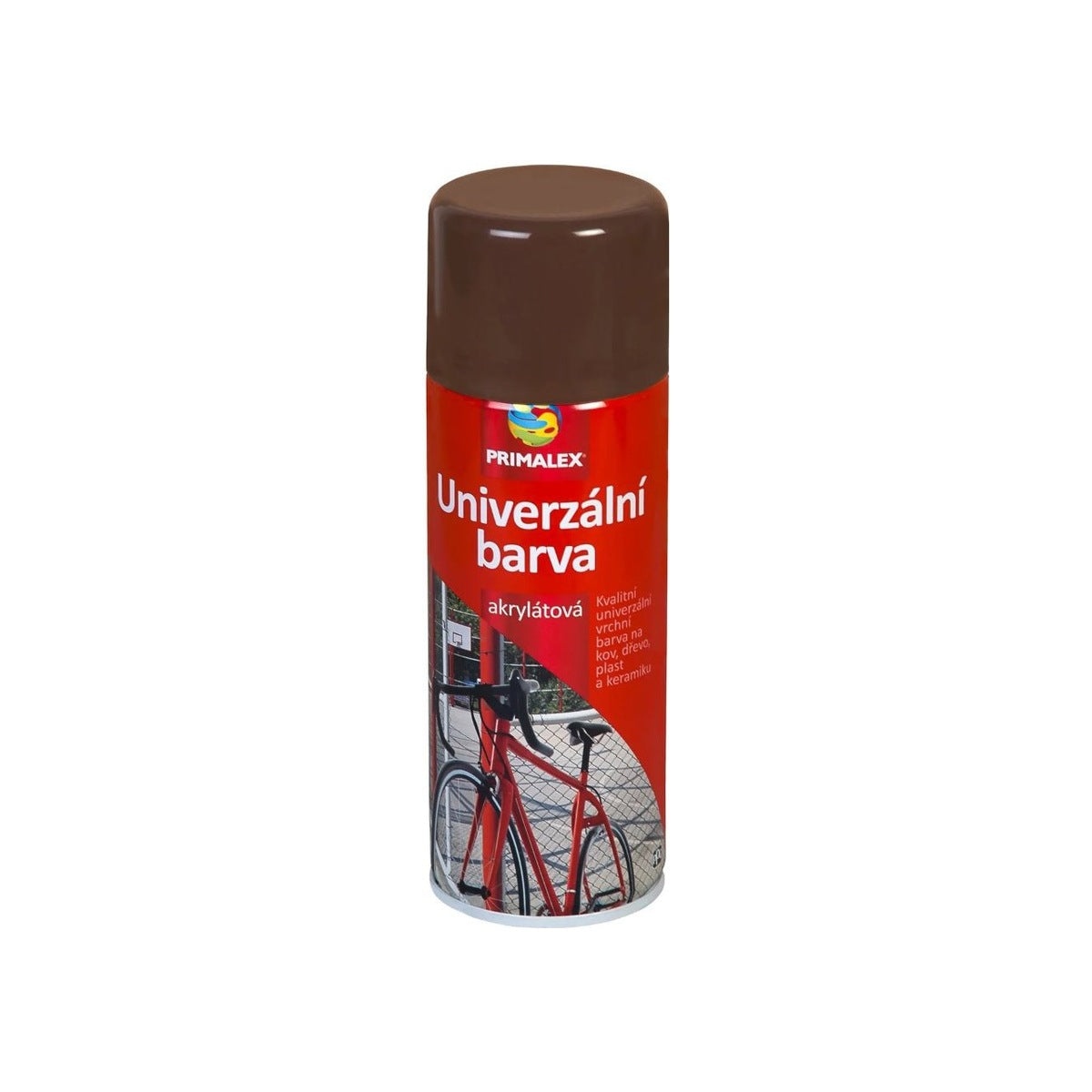 PRIMALEX Rýchloschnúca univerzálna akrylátová farba v spreji 400 ml RAL7035 Siva svetla