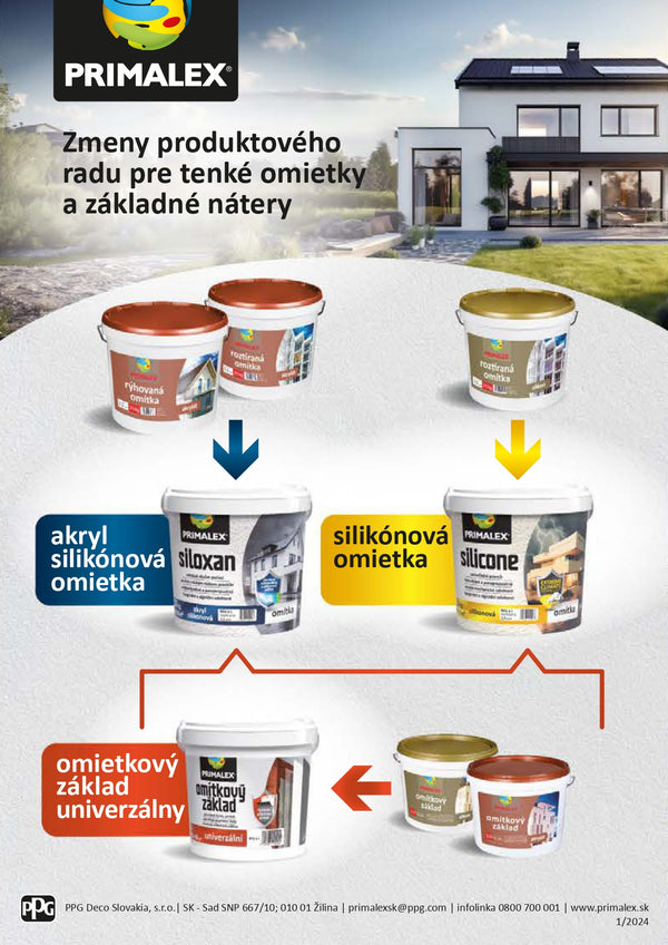 Primalex omietky novinky