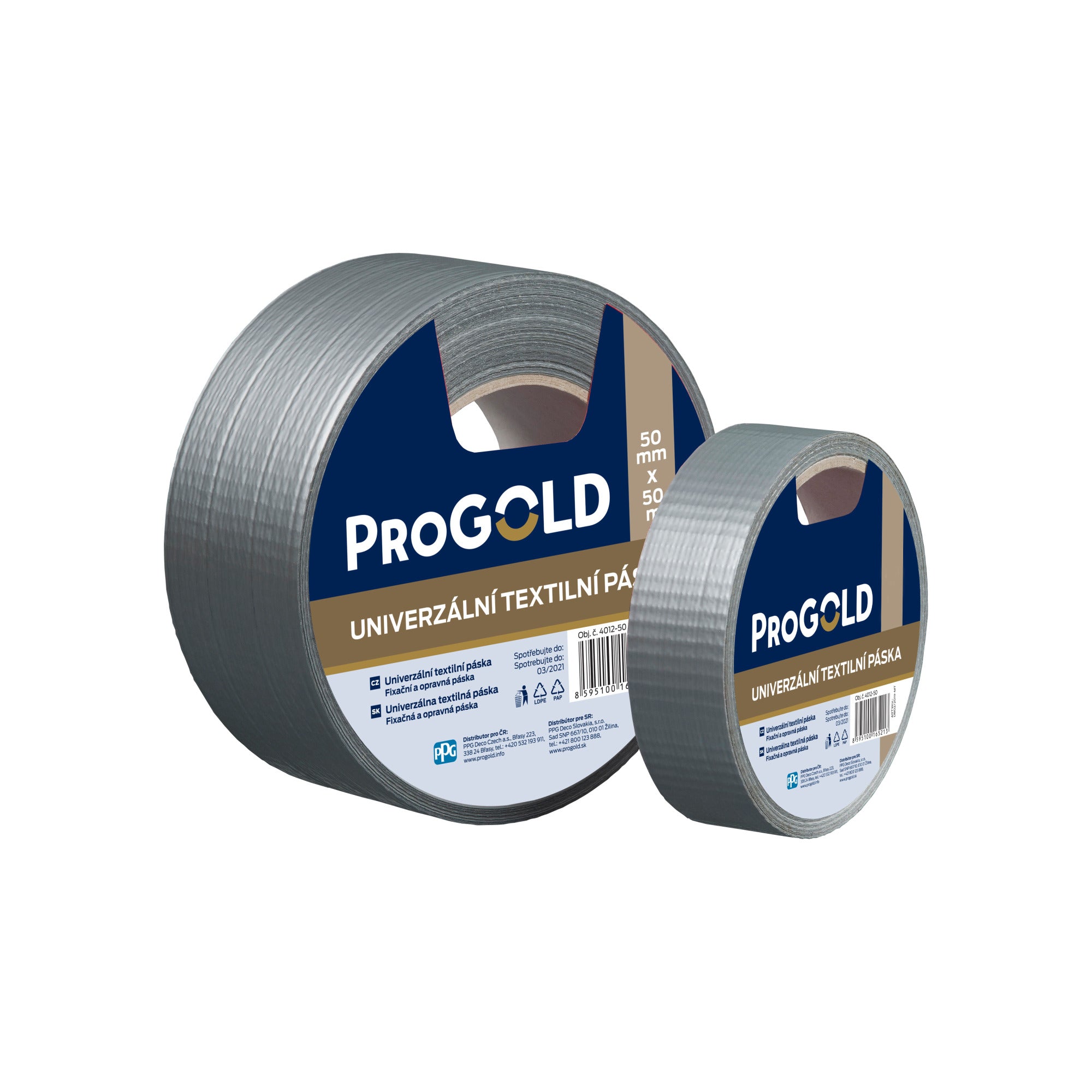 ProGold Univerzálna textilná páska 50 mm x 50 m